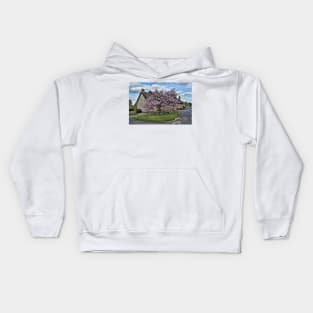 Ashby St Ledgers thatched cottages Kids Hoodie